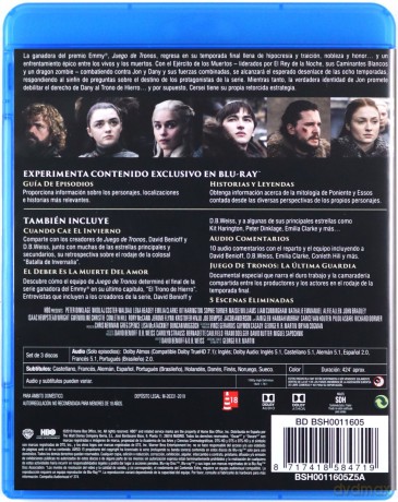Game of Thrones Season 8 (Gra o Tron) [3xBlu-Ray]