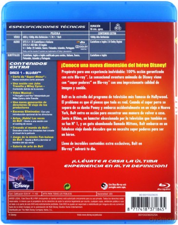 Bolt (Piorun) (Disney) [Blu-Ray]