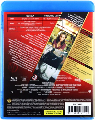 V for Vendetta (V jak Vendetta) [Blu-Ray]
