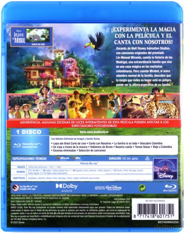 Encanto (Nasze magiczne Encanto) (Disney) [Blu-Ray]