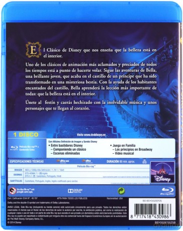 Beauty and the Beast (Piękna i Bestia) (Disney) [Blu-Ray]