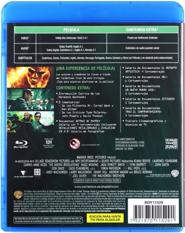 Matrix Revolutions (Matrix Rewolucje) [Blu-Ray]