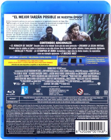 The Legend of Tarzan (Tarzan: Legenda) [Blu-Ray]