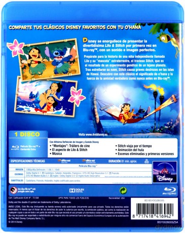 Lilo and Stitch (Disney) [Blu-Ray]