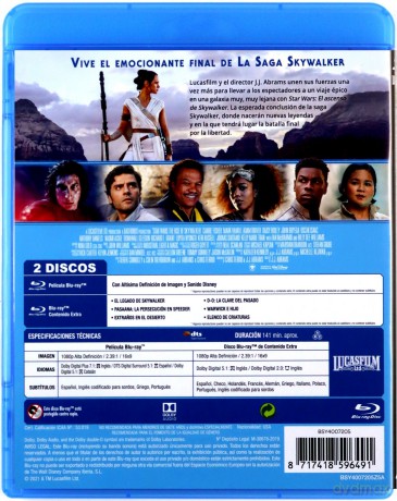 Star Wars: Episode IX - The Rise of Skywalker (Gwiezdne wojny: Skywalker. Odrodzenie) [2xBlu-Ray]