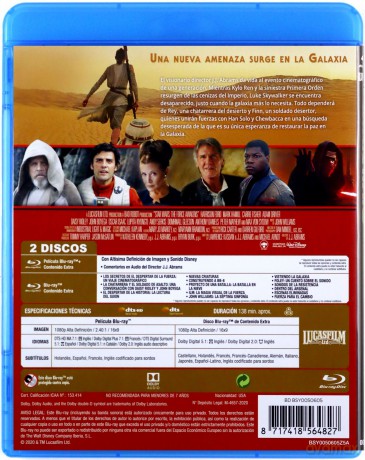 Star Wars: Episode VII - The Force Awakens (Gwiezdne wojny: Przebudzenie mocy) [2xBlu-Ray]