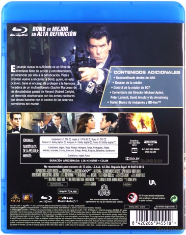 007 James Bond Świat to za mało [Blu-Ray]