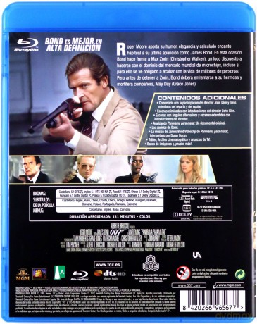 007 James Bond Zabójczy widok [Blu-Ray]