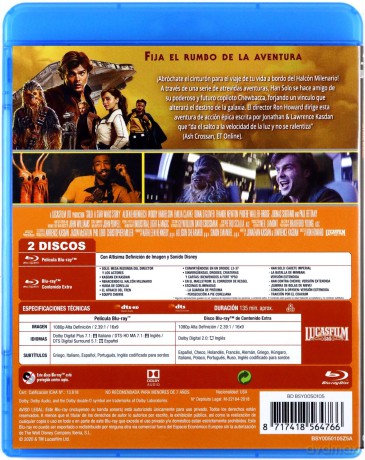 Solo: A Star Wars Story (Han Solo. Gwiezdne wojny - historie) [2xBlu-Ray]