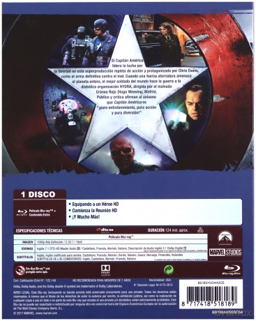 Captain America: The First Avenger (Pierwsze starcie) [Blu-Ray]