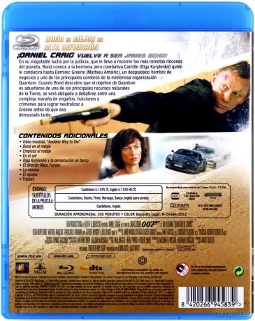 007 James Bond Quantum of Solace [Blu-Ray]