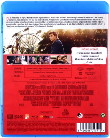 Love, Simon (Twój Simon) [Blu-Ray]