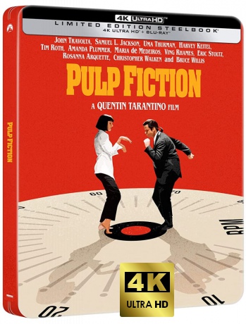 Pulp Fiction (steelbook) [Blu-Ray 4K]+[Blu-Ray]