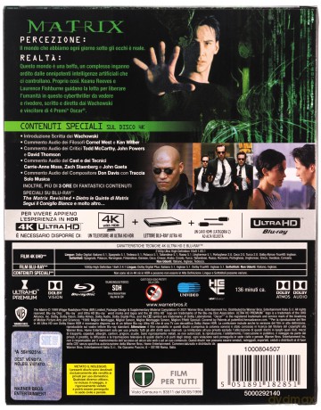 Matrix (Titans of Cult) (steelbook) [Blu-Ray 4K]+[Blu-Ray]