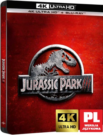 Jurassic Park III (steelbook) [Blu-Ray 4K]+[Blu-Ray]