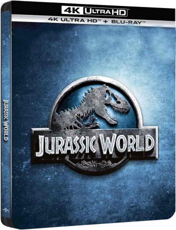 Jurassic World (steelbook) [Blu-Ray 4K]+[Blu-Ray]