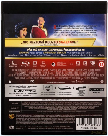 Shazam! [Blu-Ray 4K]+[Blu-Ray]