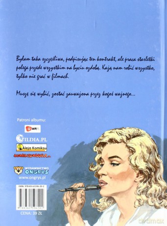 Spadająca gwiazda. Marilyn Monroe - Maryse Charles, Jean-Francois Charles, Zbigniew Kasprzak [KOMIKS]