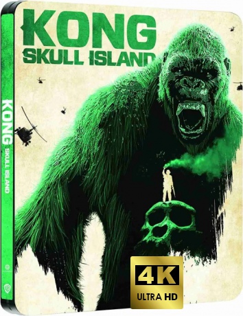 Kong: Skull Island (Kong: Wyspa Czaszki) (steelbook) [Blu-Ray 4K]+[Blu-Ray]