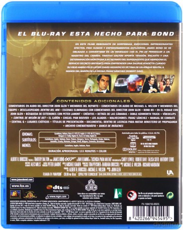 007 James Bond Licencja Na Zabijanie [Blu-Ray]