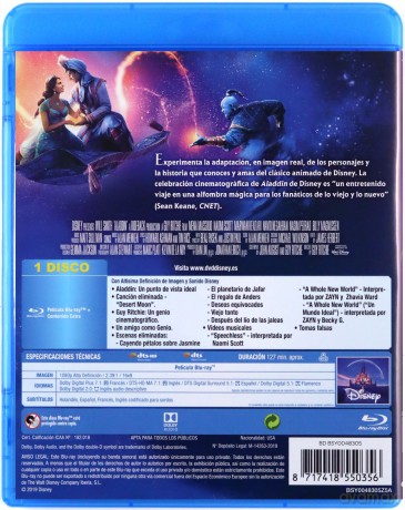 Aladdin (Aladyn) (Disney) [Blu-Ray]