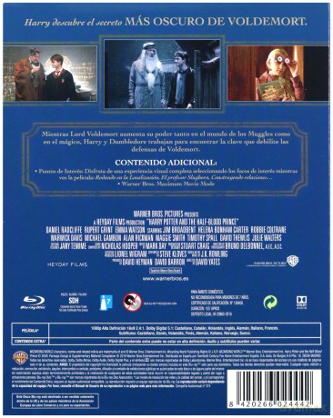 Harry Potter and the Half-Blood Prince (Harry Potter i Książę Półkrwi) [Blu-Ray]