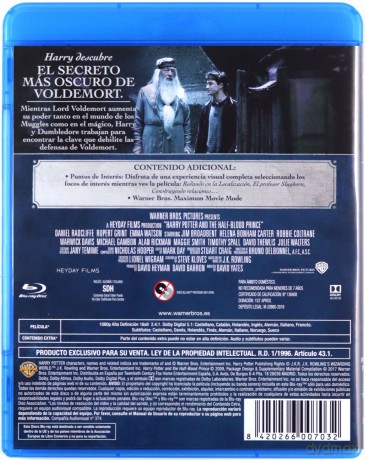 Harry Potter and the Half-Blood Prince (Harry Potter i Książę Półkrwi) [Blu-Ray]