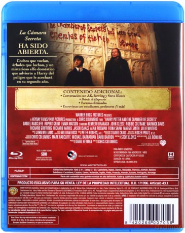Harry Potter and the Chamber of Secrets (Harry Potter i Komnata Tajemnic) [Blu-Ray]