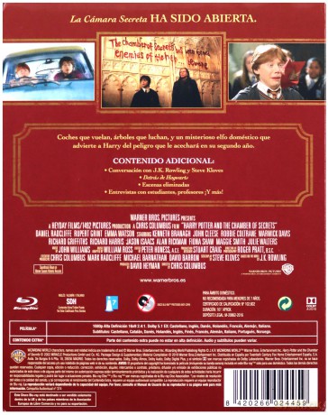 Harry Potter and the Chamber of Secrets (Harry Potter i Komnata Tajemnic) [Blu-Ray]