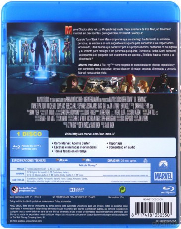 Iron Man 3 [Blu-Ray]