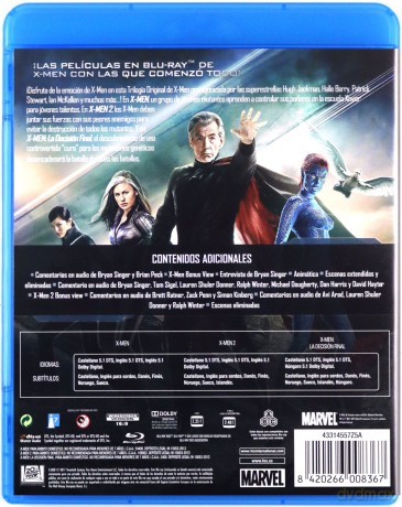X-Men Original Trilogy [3xBlu-Ray]