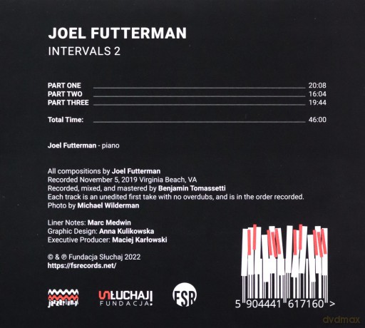 Joel Futterman: Intervals 2 [CD]