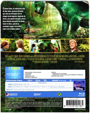Pete's Dragon (Mój przyjaciel smok) (Disney) (steelbook) [Blu-Ray]