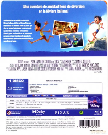 Luca (Disney) (steelbook) [Blu-Ray]