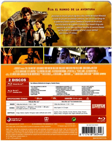 Solo: A Star Wars Story (Han Solo: Gwiezdne wojny - historie) (steelbook) [Blu-Ray]