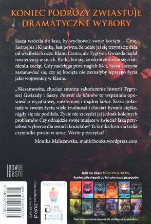 Tygrysia gwiazda i Sasza: Ucieczka w las/ Szukając schronienia/ Powrót do klanów. Trylogia - Erin Hunter [3xKSIĄŻKA]