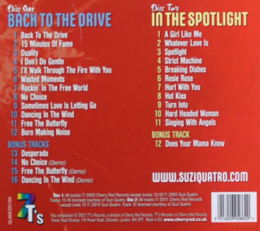 Suzi Quatro: Back To The... Spotlight [2CD]