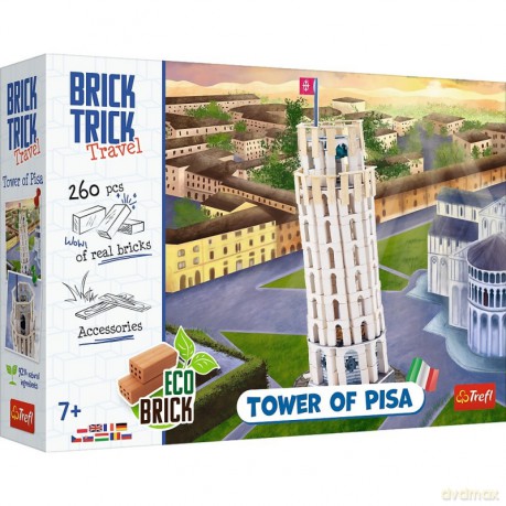 Brick Trick Podróże Krzywa Wieża w Pizie [KLOCKI]