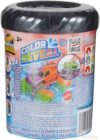Hot Wheels Monster Trucks Monster Trucks Color Reveal Pojazd Asortyment