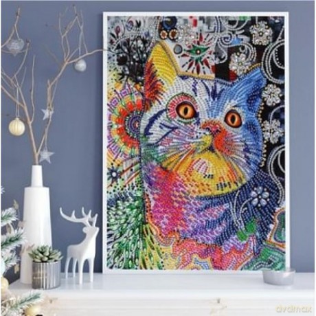 Mandala 7D - Kot wpatrzony w dal