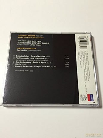 Blomstedt: Brahms:Choral Works [CD]