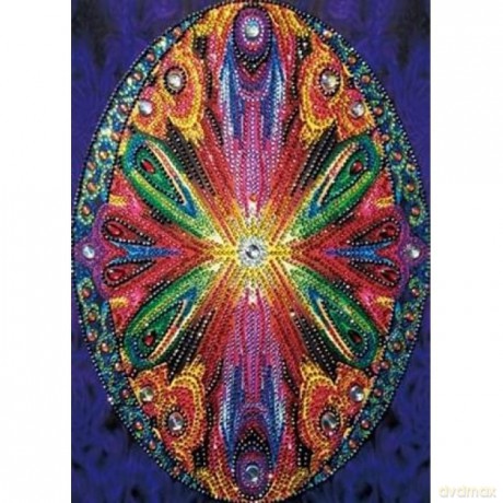 Mandala 7D - Owal kolor