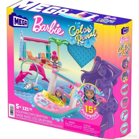 MEGA Barbie Color Reveal Przygoda z delfinami [KLOCKI]
