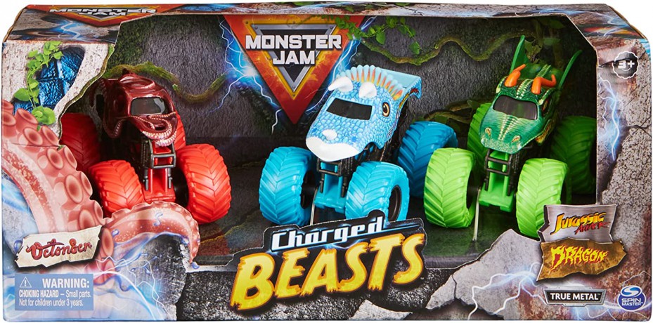 Pojazd Monster Jam 1/64 3pack
