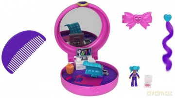 Polly Pocket Puzdereczko z akcesoriami - Nocowanie [FIGURKA]