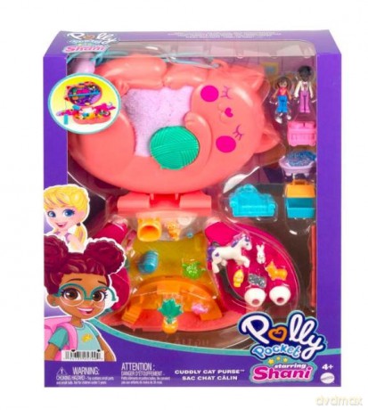 Torebka Kotek Zestaw Polly Pocket [FIGURKA]