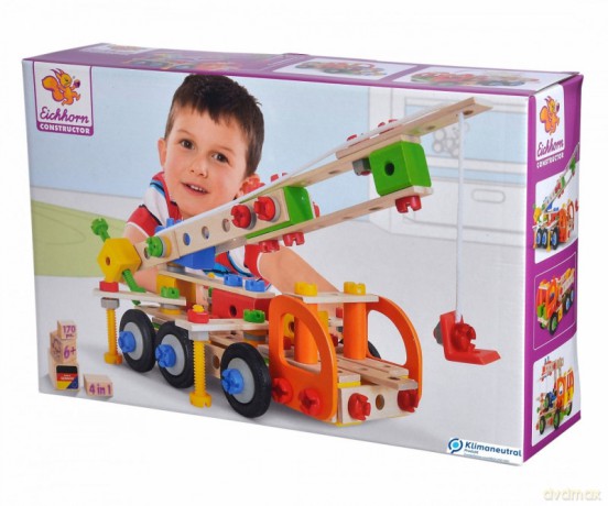 Zestaw konstrukcyjny dźwig samojezdny 170 el. Eichhorn Constructor