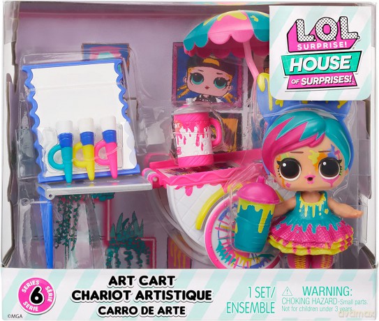 Zestaw z lalką L.O.L. Surprise House of Surprises Furniture, Splatters