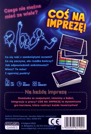 Coś na imprezę! Zgadnij, co myślą inni! Edgard Games - Michał Szewczyk, Jarosław Wójcicki [KARTY]