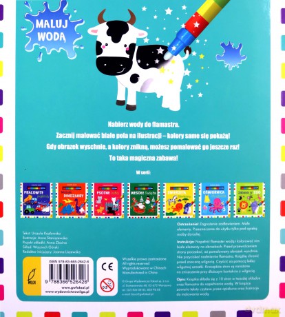 Flamaster wodny. Zwierzęta z podwórka [KSIĄŻKA]